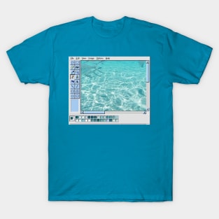 Vaporwave Microsoft paint T-Shirt